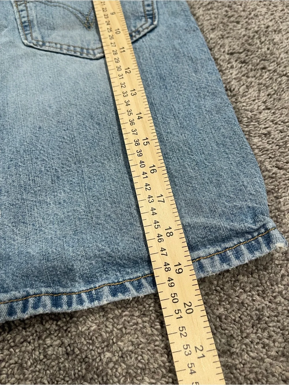 Y2K Levi’s 550 Men’s Denim Shorts W33 Relaxed Fit Light Wash Baggy Jorts